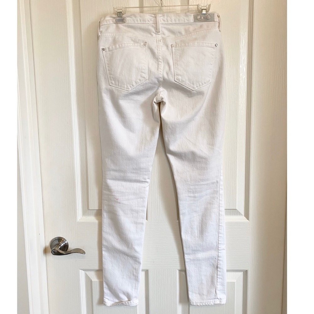 Cute white skinny jeans, DKNY, sz 4 - Picture 3 of 8